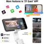 Zhiyun Smooth-X Phone-Gimbal-Stabilizer, Extendable Foldable 2-Axis-Selfie-Stick for iPhone Xs Max Huawei P20 with Face Tracking, Gesture Control(White)