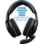 PS4 Gaming Headsets, Sades SA810 Xbox one Gaming Headphones 3.5MM Interface with MIC in-Line Control for Multiplatform PC/Xbox one/PS4/MAC/Tablet (Black Blue)