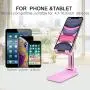 Cell Phone Stand,CreaDream Adjustable Phone Holder, Cradle, Portable Foldable Desktop Stand Compatible with All Smartphone/iPad/Kindle/Tablet/Switch Charging Accessories Desk-Pink Cell Phone Stand,CreaDream Adjustable Phone Holder, Cradle, Portable Foldable Desktop Stand Compatible with All Smartphone/iPad/Kindle/Tablet/Switch Charging Accessories Desk-Pink