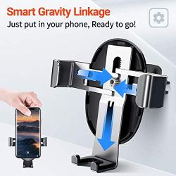 TORRAS Cell Phone Holder for Car, Auto-Clamping Air Vent Car Mount Holder Cradle Compatible for iPhone 11 Pro Max/Xs Max/XR/X / 8 Plus, Samsung Galaxy S20+ / S20 Ultra / S10+ / S9+ and More