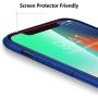 TORRAS Slim Fit iPhone Xs Case/iPhone X Case, Hard Plastic PC Super Thin Mobile Phone Cover Case with Matte Finish Coating Grip Compatible with iPhone X/iPhone Xs 5.8 inch, Navy Blue