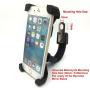 Motorcycle Phone Mount,DHYSTAR Universal Cell Phone Holder Mount Bracket Stand for Motorcycle,Scooter,Motorbike Install on Handelbar Mirror Base, Adjustable Fits 4" to 7" Smartphones -Black