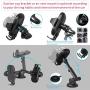 Wireless car charger mount,Qi 15W fast wireless car charger,IR control Auto-clamping Windshield Dashboard Air Vent phone mount,compatible with iPhone 11Pro/Max/XR/11/X/8,Samsung S10/S10+/S9/S9+/S8/S8+