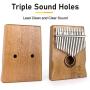 lotmusic Kalimba Thumb Piano 17 keys Portable Mbira Finger Piano With Mahogany Wood And Tune Hammer Gifts For Adult Kids And Beginners Horse