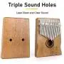 lotmusic Kalimba Thumb Piano 17 keys Portable Mbira Finger Piano With Mahogany Wood And Tune Hammer Gifts For Adult Kids And Beginners Horse