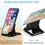 Phone Stand, 2Pack Cellphone Holder Tablet(4-7.9")stands Foldable Multi-angle for desk lightweight Desktop Dock Cradle Compatible for iPhone Xs Max XR 8 Plus 6 7 6S X 5 Samsung Galaxy S10 S9 S8 S7 Edg