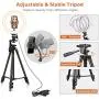 13" Selfie Ring Light with Tripod Stand & Cell Phone Holder for Live Stream/Makeup, Ringlight with Camera Remote for YouTube Tiktok/Photography,164PCS LED Chip Compatible for iPhone 11 Pro MAX Android 13" Selfie Ring Light with Tripod Stand & Cell Phone Holder for Live Stream/Makeup, Ringlight with Camera Remote for YouTube Tiktok/Photography,164PCS LED Chip Compatible for iPhone 11 Pro MAX Android