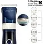 AngFan Dog Clippers 16pcs Dog Grooming Kit Noiseless Cordless Dog Grooming Clippers Professional Rechargeable Dog Trimmer Electric Hair Clippers for Thick Coats Small Medium Large Dogs Cats Pets AngFan Dog Clippers 16pcs Dog Grooming Kit Noiseless Cordless Dog Grooming Clippers Professional Rechargeable Dog Trimmer Electric Hair Clippers for Thick Coats Small Medium Large Dogs Cats Pets