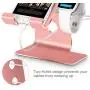 Tranesca 2-in-1 Charging Stand Holder Dock for Apple Watch Series 5 / Series 4 / Series 3 / Series 2 / Series 1 (38mm/40mm/42mm/44mm) and iPhone (Rose Gold -Must Have Apple Watch Accessories) Tranesca 2-in-1 Charging Stand Holder Dock for Apple Watch Series 5 / Series 4 / Series 3 / Series 2 / Series 1 (38mm/40mm/42mm/44mm) and iPhone (Rose Gold -Must Have Apple Watch Accessories)