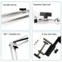 Cell Phone Holder for Desk,Universal Phone Clip Holder Clamp 360° Rotation Phone Stand Holder Mount,Flexible Long Arm Bracket for Phone 11 Pro XS Max XR X 8 8P,Huawei,xiaomi, Samsung Galaxy （White）