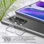 [ 4 Pack ] UniqueMe 2 Pack TPU Soft Screen Protector + 2 Pack Camera Lens Protector Tempered Glass for Samsung Galaxy Note 20 Ultra,[Anhydrous adsorption] Flexible Film HD TPU Clear Anti-Scratch Film
