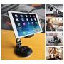 AboveTEK Suction Cup Cell Phone Holder, Large Sticky Pad Tablet Mount on Kitchen Desk Office Window Bathroom Mirror Car Truck Windshield, for Phone Tablet Stand 4-11" iPhone 5 6 7 iPad Mini Air Pro