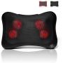 SULIVES Shiatsu Back and Neck Massager, Massage Pillow with Heat for Muscle Pain Relief, The Best Relaxing Gift for Home Offices and Cars