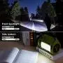 LE Rechargeable LED Camping Lantern, 1000LM, 5 Light Modes, 3600mAh Power Bank, IPX4 Waterproof, Perfect Lantern Flashlight for Hurricane Emergency, Hiking, Home and More, USB Cable Included
