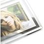 Zhenzan Frames 3.5x5-inch Glass Picture Frame for Home Decor,Horizontal or Vertical Display