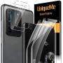 [ 4 Pack ] UniqueMe 2 Pack Soft TPU Screen Protector + 2 Pack Camera Lens Protector Tempered Glass for Samsung Galaxy S20 Ultra 5G / 4G(6.9 inch)