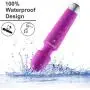 Personal Wand Massager with 8 Speeds 20 Vibration Modes USB Cordless Rechargeable Handheld Waterproof Powerful Massager Portable for Neck Back Shoulder Foot with Travel Bag - Purple Personal Wand Massager with 8 Speeds 20 Vibration Modes USB Cordless Rechargeable Handheld Waterproof Powerful Massager Portable for Neck Back Shoulder Foot with Travel Bag - Purple