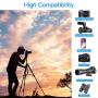 Camera Tripod, FOSITAN 72-inch Compact Travel Tripod with Quick Release Plate and Phone Holder for Camera DSLR Canon Nikon Sony Smartphone Video Tripod with 360° Panorama for Video Shoting Still-Lifes