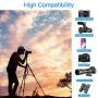 Camera Tripod, FOSITAN 72-inch Compact Travel Tripod with Quick Release Plate and Phone Holder for Camera DSLR Canon Nikon Sony Smartphone Video Tripod with 360° Panorama for Video Shoting Still-Lifes