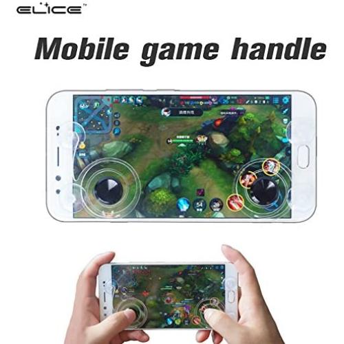 Mobile Joystick Game Controller / Joystick controller for Phone Games , iPhone & iPad , Samsung & Any Andriod Tablet Smart Phone Touch screen tablet , Mobile game handle (Rose gold , silver , black)