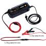 NDDI Automatic Battery Charger, 6V-12V 5000mA Quick Smart Trickle Battery Charger for Motorcycle Car Boat Lawn Mower(5A)