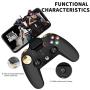 Bigaint Mobile Game Controller, Wireless Gamepad Multimedia Game Controller Compatible with iOS Android Phone Window PC