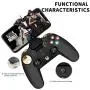 Bigaint Mobile Game Controller, Wireless Gamepad Multimedia Game Controller Compatible with iOS Android Phone Window PC Bigaint Mobile Game Controller, Wireless Gamepad Multimedia Game Controller Compatible with iOS Android Phone Window PC