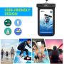 MoKo Waterproof Phone Case, Universal Waterproof Cellphone Dry Bag Pouch with Neck Strap for iPhone X/8 Plus/8/7/6S Plus, Galaxy S9/S9+/S8/S8+/S7 Edge, Moto, LG, BLU, Nexus & More
