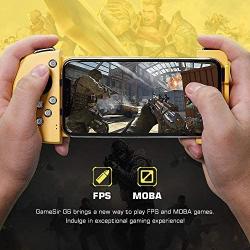 GameSir Mobile Game Controller G6 (Yellow) for iOS, Android Phone, Wireless Bluetooth Gamepad for FPS MOBA Games PUBG/Fortnite/Rules of Survival/COD