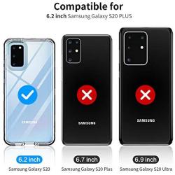 Samsung Galaxy S20 Case Clear 6.2 inch 2020, FLOVEME 3 in 1 Hybrid Duty Shockproof Protection Samsung S20 Case Armor Tough Basic Phone Case for Samsung S20 5G Case Cover Accessories for girls and boys