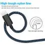 USB Type C Cable 4 Packs (3FT 6FTx2 10FT) USB-A to USB-C Fast Charging Braided Wire, Compatible with Samsung Galaxy S10 S10E S9 S8 S20 Plus{BIue} USB Type C Cable 4 Packs (3FT 6FTx2 10FT) USB-A to USB-C Fast Charging Braided Wire, Compatible with Samsung Galaxy S10 S10E S9 S8 S20 Plus{BIue}