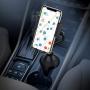 VABSCE Upgraded Cup Holder Phone Mount Universal Adjustable Gooseneck Cup Holder Cradle Car Mount Compatible with iPhone Xs Xs Max X 8 7 Plus Galaxy S10 S9 S8 Note 9