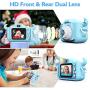 Kids Camera for Boys and Girls, Digital Dual Camera 2.0 Inches Screen 20.0MP 1080P Video Camcorder Anti-Drop Children Cartoon Selfie Camera Toys for Gift - 32GB Memory Card Included
