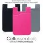 Cell Phone Wallet by Cellessentials: (for Credit Card & Id) | Works with Almost Every Phone | iPhone, Android & Most Smartphones | 3 Pc Pack (Black, Grey & Pink)
