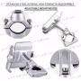 HTTMT ET-PH001- Adjustable Motorcycle Bike Handlebar Mounting Phone Holder Bracket 4-6" Mobile