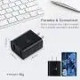 Fast Charge 3.0 USB Charger, Pofesun 4Pack 30W QC 3.0 USB Wall Charger Adapter Adaptive Fast Charging Block Compatible Samsung Galaxy S10 S9 S8 Plus S7 S6 Note 8 9 10,iPhone,LG,Wireless Charger-Black
