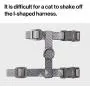 pidan Cat Harness and Leash Set Escape Proof Adjustable Cat Walking Jackets Cat Vest with Metal Clip 1.2m Strap Comfort Fit for Pet Kitten Rabbit Small Animals pidan Cat Harness and Leash Set Escape Proof Adjustable Cat Walking Jackets Cat Vest with Metal Clip 1.2m Strap Comfort Fit for Pet Kitten Rabbit Small Animals