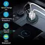 Quick Charge 3.0 Dual USB Charger Socket, Waterproof 12V/24V QC3.0 Dual USB Fast Charger Socket Power Outlet with Touch Switch for Car, Marine, Boat, Motorcycle, Truck and More