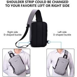 OSOCE Sling Chest Cross Body Bag, Waterproof Anti-Theft Shoulder Backpack Pack for Travel Sport