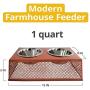 American Pet Supplies Modern Farmhouse Feeder for Puppies and Dogs