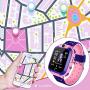 themoemoe Kids Smartwatch, Kids GPS Tracker Watch Kids Waterproof Smart Watch Phone GPS Tracker with SOS Two Way Call (Pink)