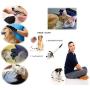 Anlising Pet Brush Glove Pet Grooming Glove Efficient Pet Hair Remover Mitt Enhance Five Finger Design Cat Dogs