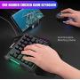 SHENGMASI Wired Mobile Game One-Handed Keyboard Mouse Set