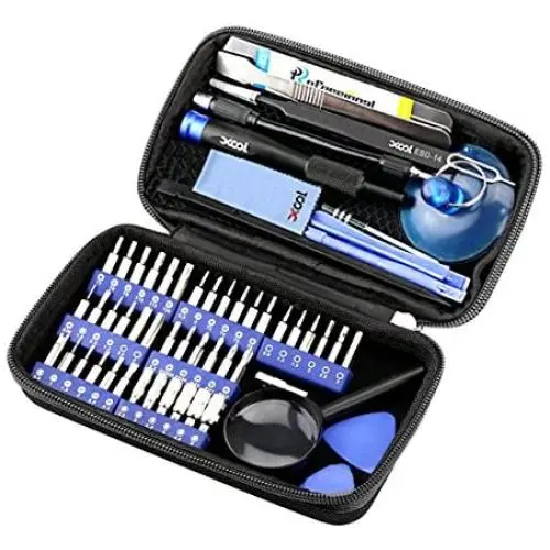 XOOL 58 in 1 Precision Screwdriver Set, Magnetic Driver Kit with 42 Bits,Professional Electronics Repair Tool Kit f with Portable Bag for Repair iPhone, Cell Phone, iPad, PC, MacBook XOOL 58 in 1 Precision Screwdriver Set, Magnetic Driver Kit with 42 Bits,Professional Electronics Repair Tool Kit f with Portable Bag for Repair iPhone, Cell Phone, iPad, PC, MacBook