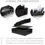 Prosumers Choice Bamboo Charging Station Rack for Smartphones and Tablets - Black