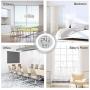 Homidy C9 2019 Smart Wireless Bluetooth Hygrometer Indoor Thermometer HD E-Ink Screen Humidity Gauge Professional High Precision Swiss Sensor Humidity Meter Mobile App Connection Temperature Sensor