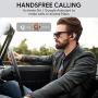 TOKSEL Bluetooth Earpiece V5.0 with Dual Mic Noise Cancelling Bluetooth Headset for Cell Phones, 8Hrs Talktime, Mute Button, Hands-Free Earphones Compatible iPhone Android Driving/Business/Office