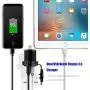 YONHAN 36W Quick Charge 3.0 Dual USB Car Charger Socket, Waterproof 12V USB Outlet with Blue LED & 10A Fuse for 12V/24V Marine Boat Golf Cart Truck Motorcycle and More