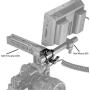 SMALLRIG 15mm Rod Clamp Single Camera Rod Mount for 15mm Rods Support System, EVF Mount, LCD Light, Microphone Mounts -1995