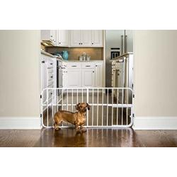 Carlson Pet Products Lil Tuffy Expandable Gate with Small Pet Door